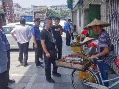 象山景区协助辖区职能部门开展暑期安全旅游秩序整治工作