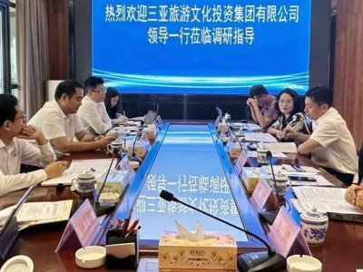 三亚旅游文化投资集团考察组到访桂林旅股公司考察交流
