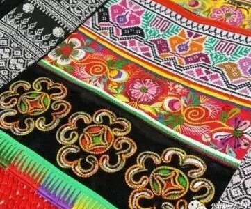 绚丽多彩的撒尼刺绣