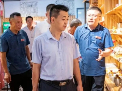 桂林旅股公司党委副书记文政一行赴银子岩公司调研