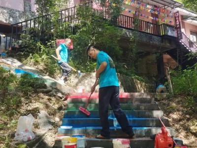 【旅股党旗红】资江丹霞公司开展“我为丹霞添彩”主题党日活动