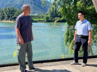 桂林旅股公司党委副书记、总裁文政一行到阳朔考察调研旅游项目