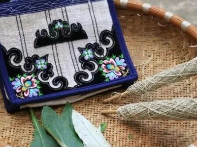 用小草做成的衣服——石林撒尼人的火草褂