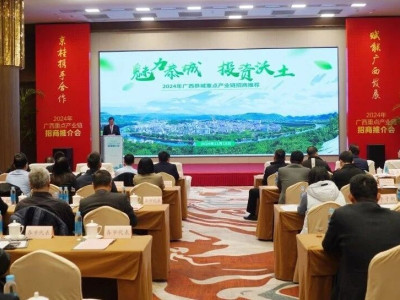 县委书记陈代昌赴北京参加2024广西重点产业链招商推介会 重点对我县五大特色产业链项目进行推介