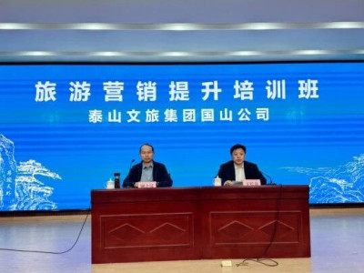 泰山文旅集团国山公司举办旅游营销提升培训班