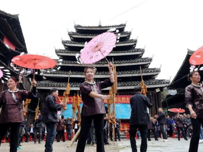 侗寨“月也”庆侗年