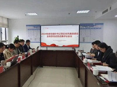 广旅桂林投资公司党委召开2024年度党组织书记落实党风廉政建设主体责任述责述廉评议会