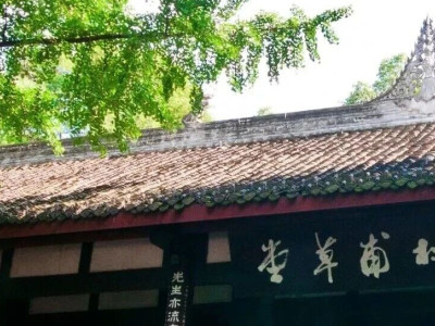 杜甫草堂，有“中国最美古树群”