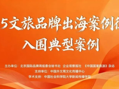 2025文旅品牌出海案例征集第二批入围典型案例发布