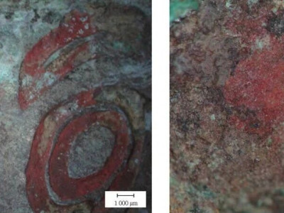 三星堆出土带彩青铜器颜料科学分析与工艺研究