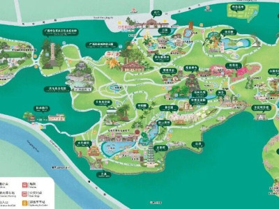 青秀山最新高清导览图下载-2025年12月更新青秀山游览地图