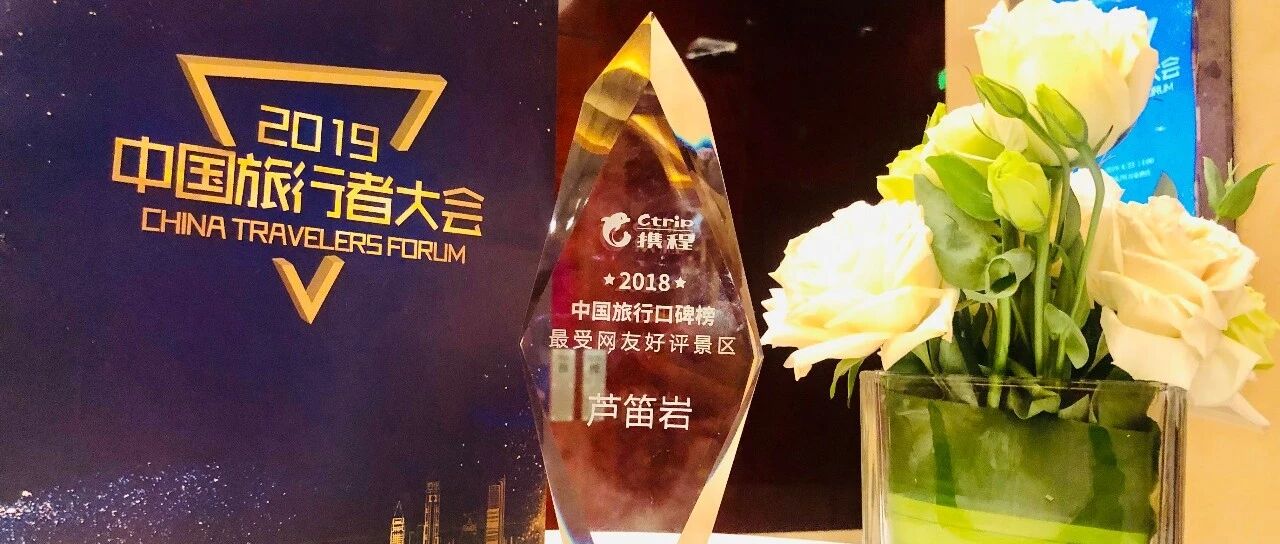 荣誉丨芦笛景区荣获【中国旅行口碑榜】“最受网友好评景区”！