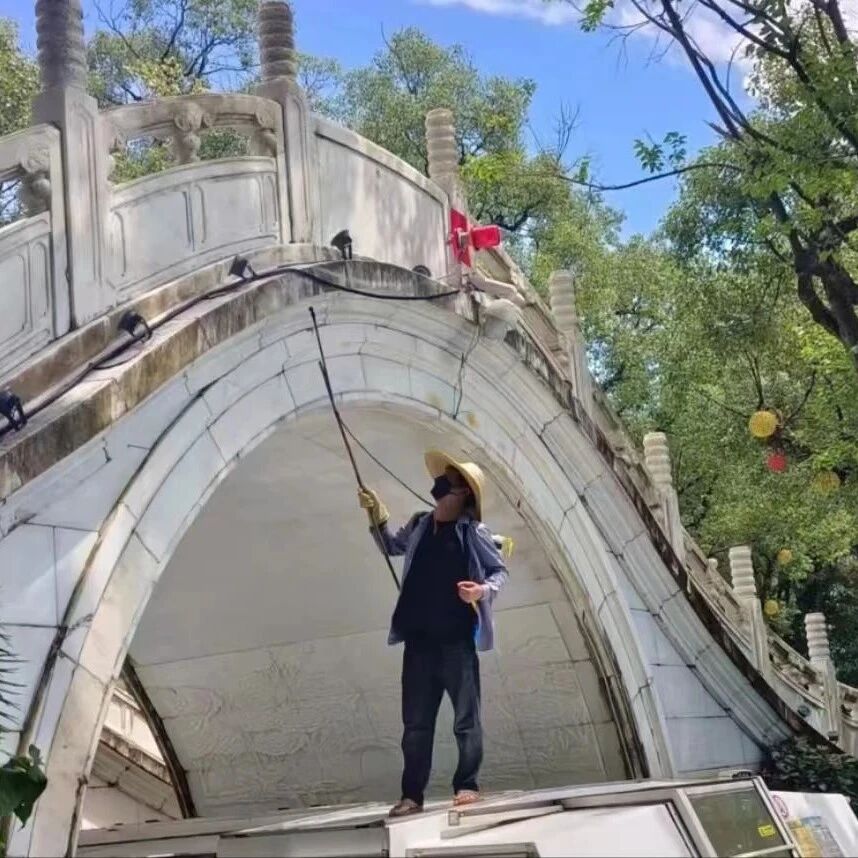 全力做好环境治理  再现景区典雅之美