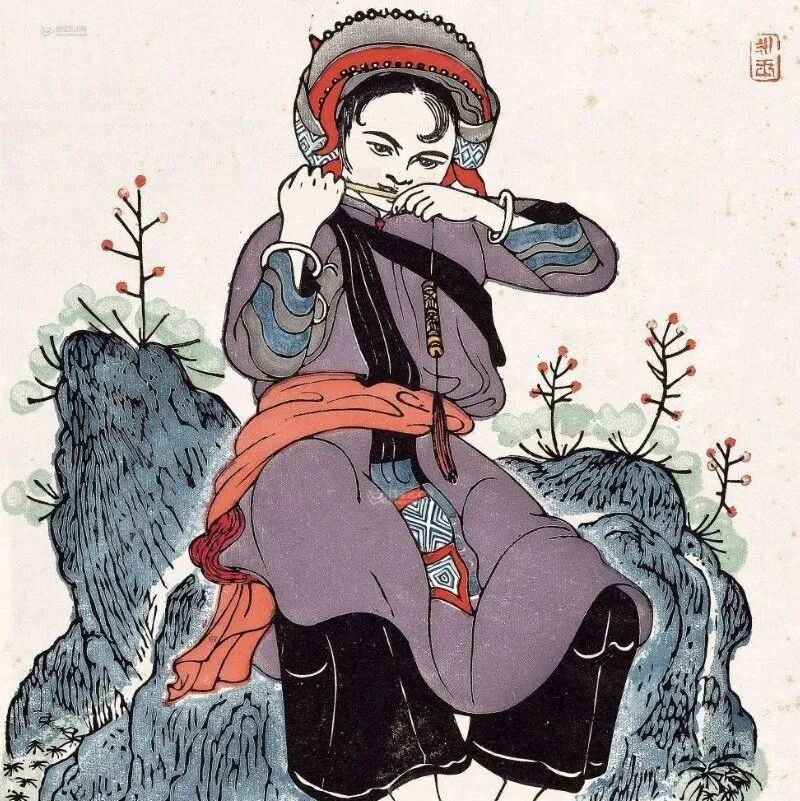 黄永玉先生与木刻版画《阿诗玛》