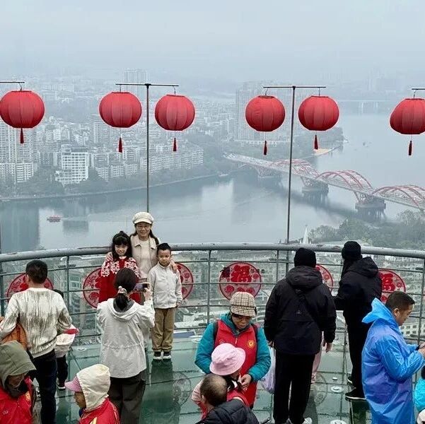柳州江边惊现8匹骏马雕塑，新春打卡新地标火爆全城